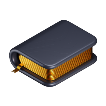 Book icon representing transformation