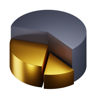 Pie chart icon representing scalable systems